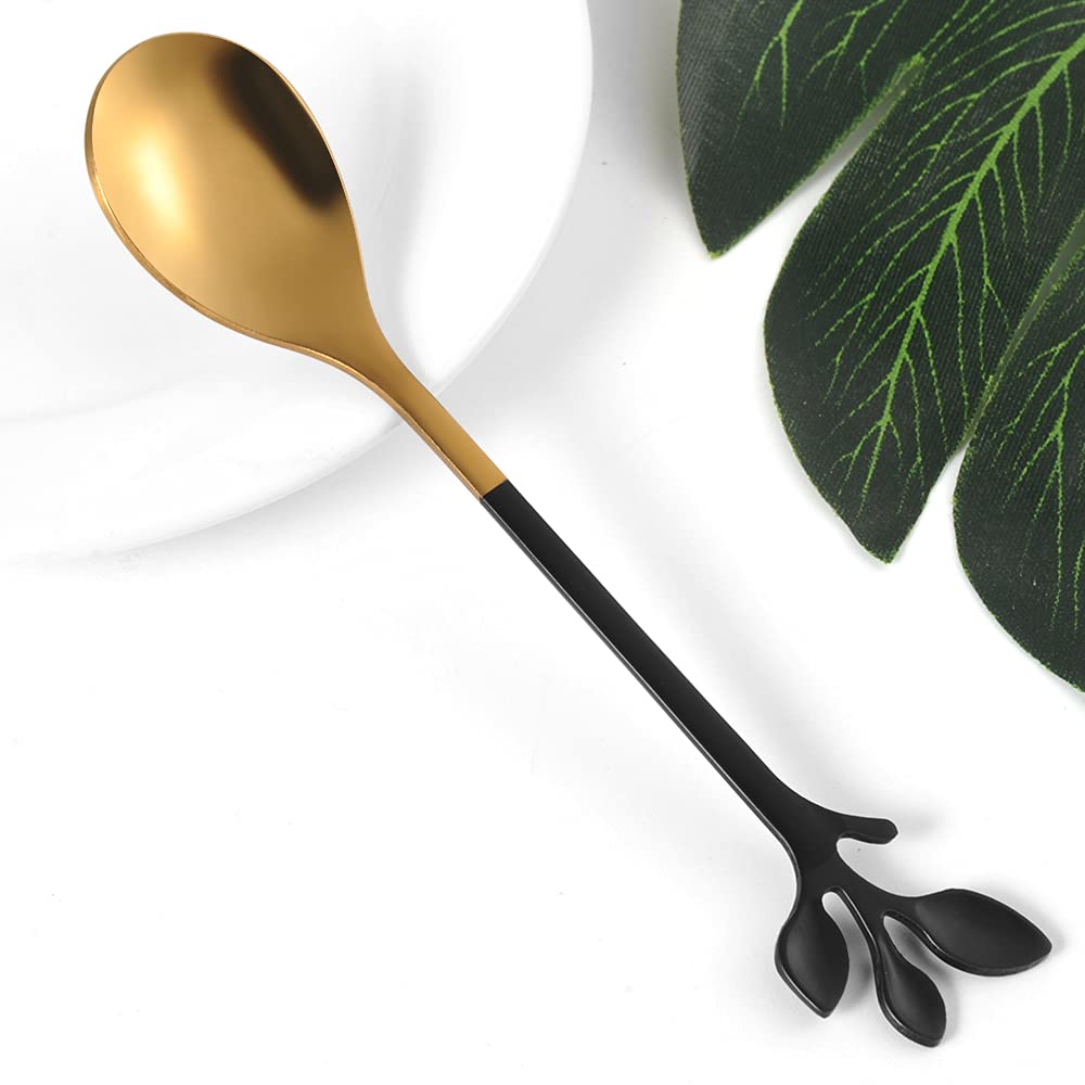 AnSaw Elegant Leaf spoon demonstrates dishwasher-safe convenience for quick cleaning