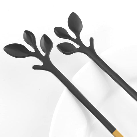 AnSaw leaf-spoon set arranged as a thoughtful wedding or birthday gift idea