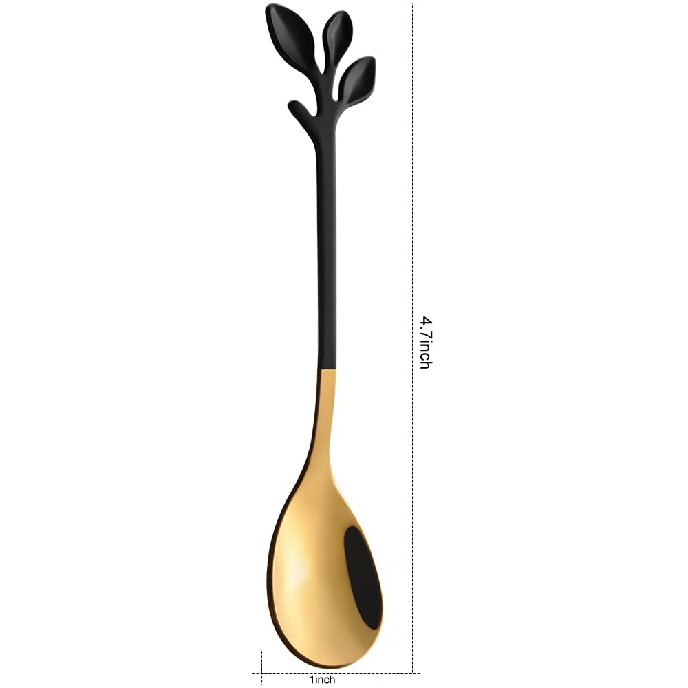 AnSaw Leaf spoon with mirror-polish surface adds bright, safe edges for everyday use