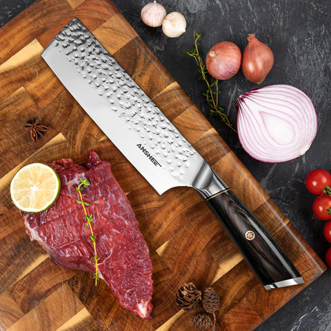 Anshee anti-stick design supports clean cuts through dough and potatoes