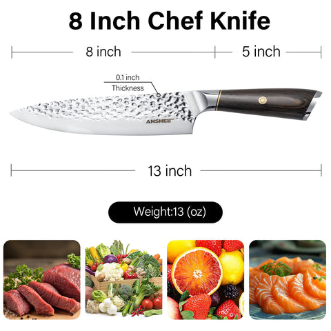 Anshee high carbon core ensures razor edge for quick protein prep