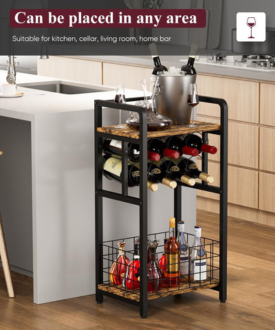 Ansionsol kitchen and living room storage solution for wine and liquor