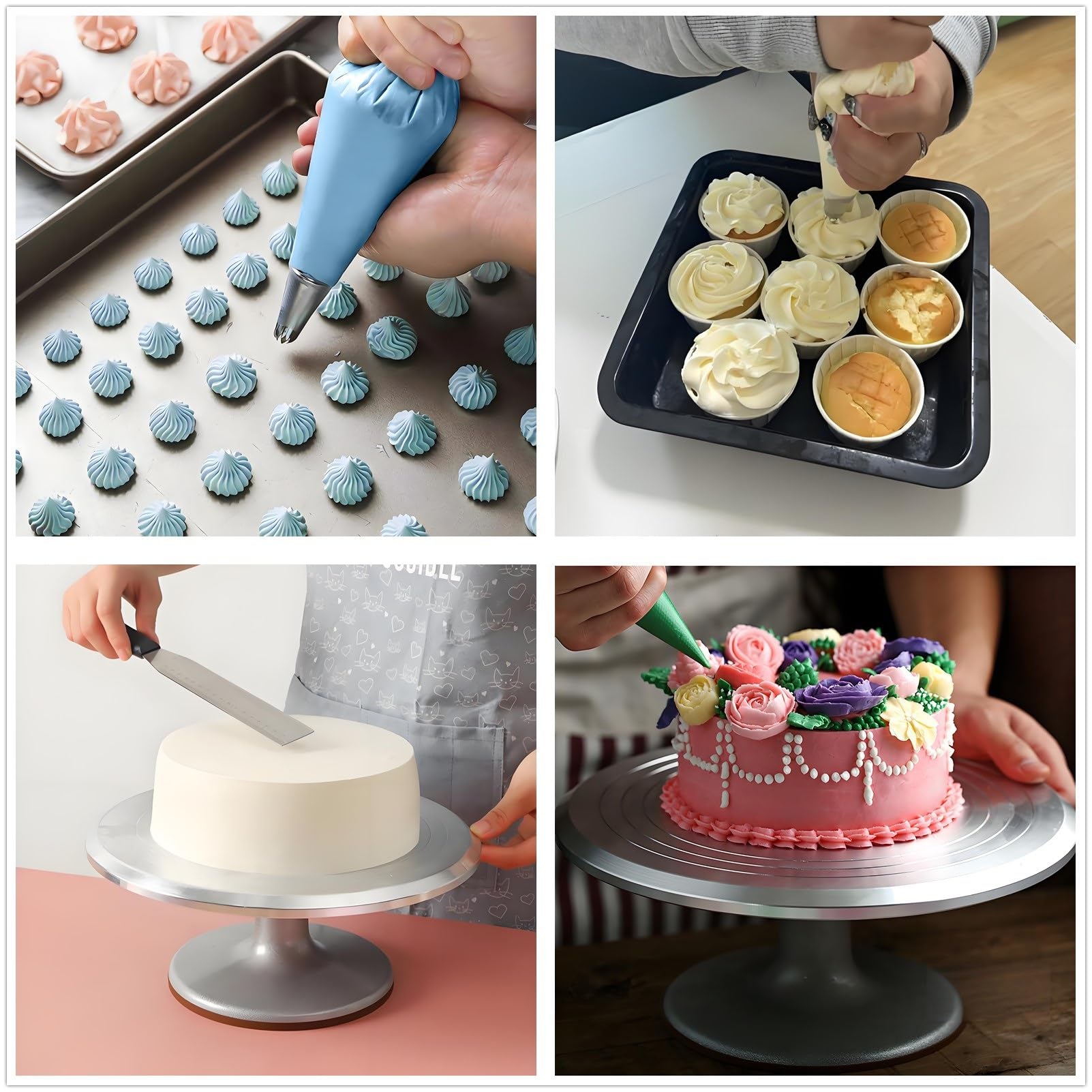 ANSLYQA straight and angled spatulas for topping and edge smoothing
