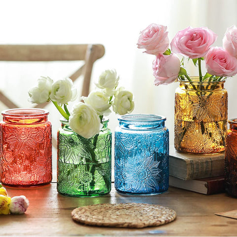 ANSQU airtight glass jar with rubber seal for freshness and aroma retention.