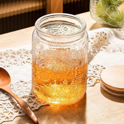 ANSQU coffee beans storage jar preserves aroma and texture