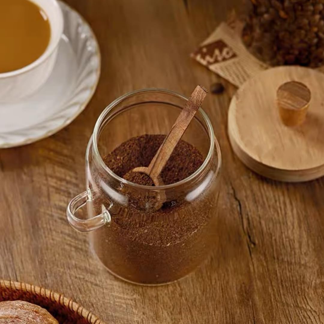 ANSQU compact jar holds about 180 g coffee beans for easy access.