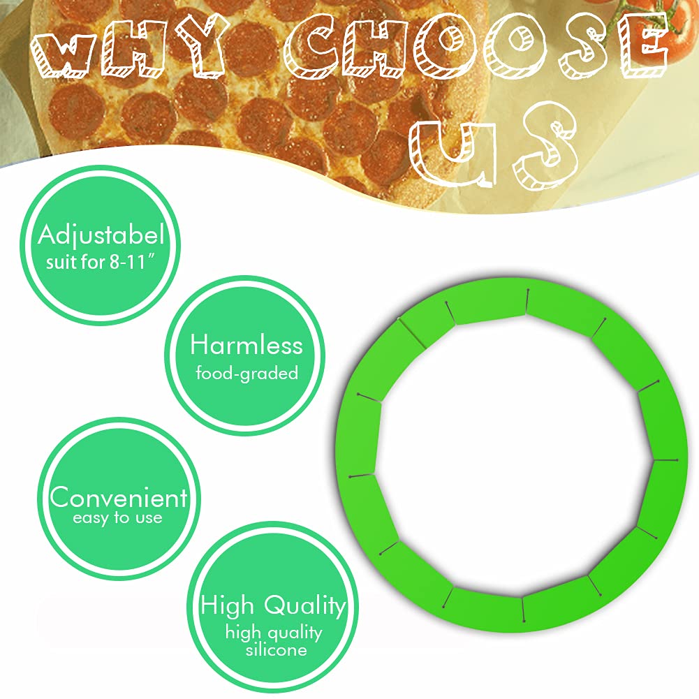 Antenda BPA-free silicone shield ensures safe baking for pies.
