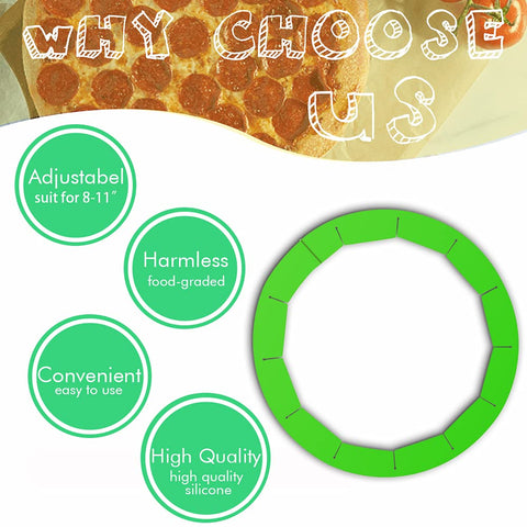 Antenda BPA-free silicone shield ensures safe baking for pies.