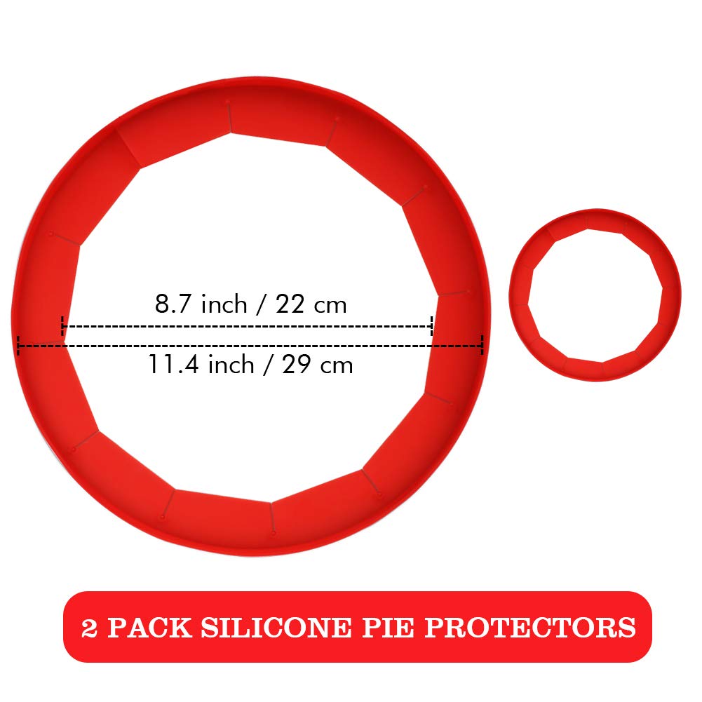Antenda pie crust shield is dishwasher safe for easy cleaning.
