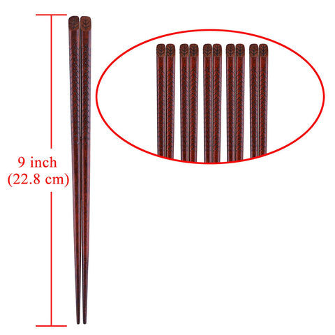 Antner 9-inch chopsticks suit sushi nights and noodle bowls.