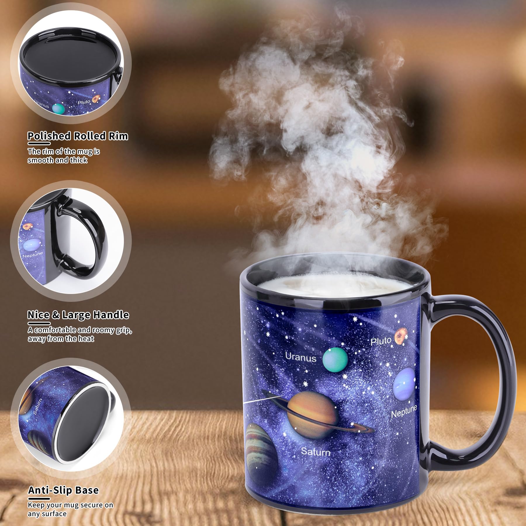 Antner Earth and Mars planetary artwork mug for daily coffee.