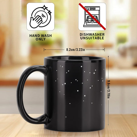 Antner Mercury planet artwork mug for astronomy fans.