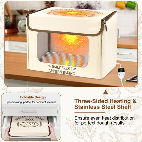 Antner proofer with 99-hour timer supports long, planned fermentation.