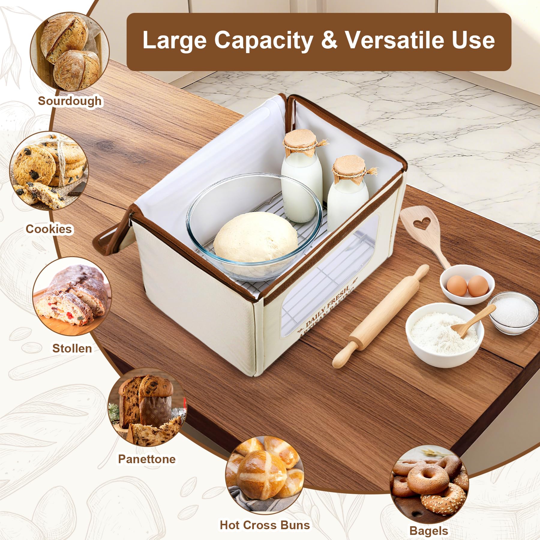 Antner interior is waterproof and easy to clean after batches.