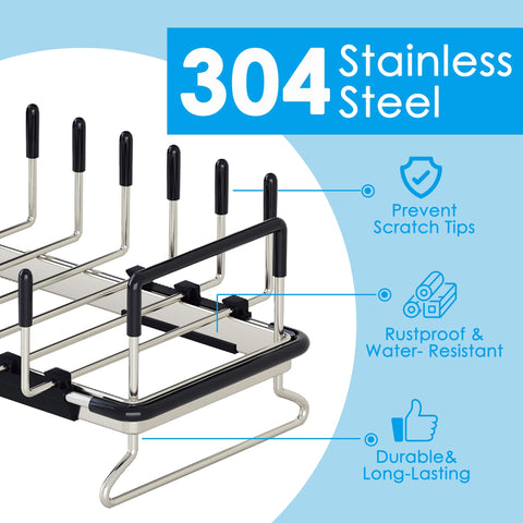 ANTOPY silicone mat under the rack enables versatile drying and drip capture