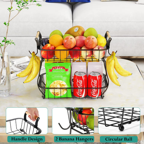 ANTOPY four circular feet keep produce stable on counters.