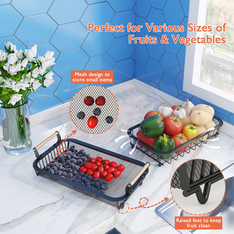 ANTOPY open-wire design promotes air circulation for fresher produce.