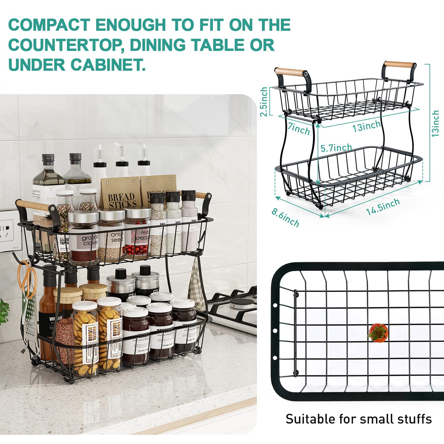 ANTOPY wooden handles enable easy carrying and repositioning.