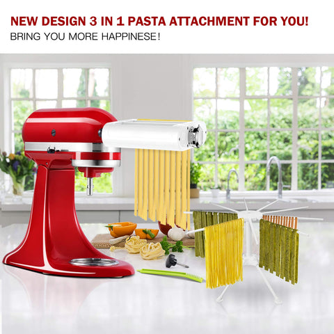 Antree compact storage design pasta maker attachment for easy setup and storage.