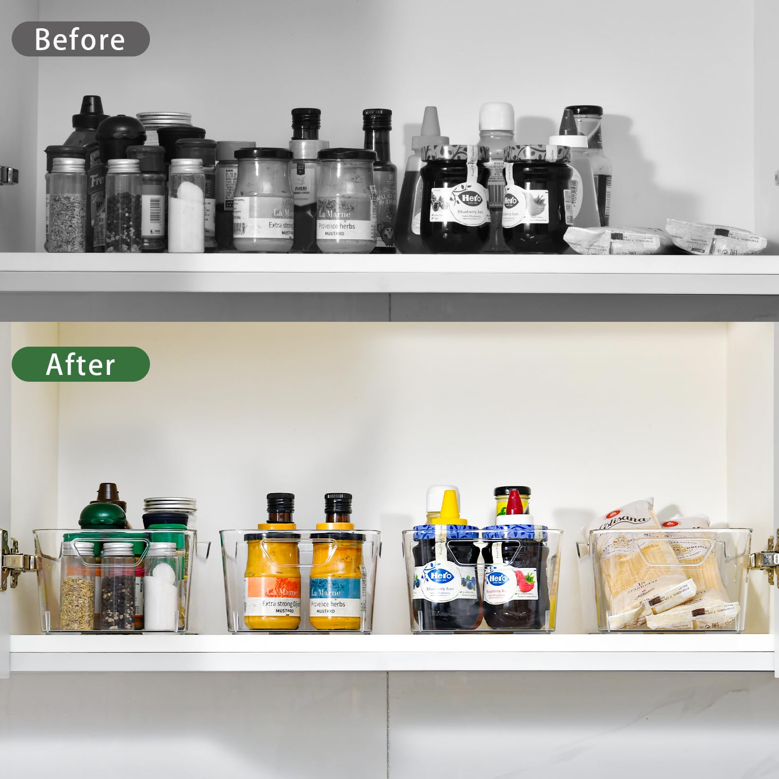 AntStep bathroom storage bin offers easy visibility and quick access.