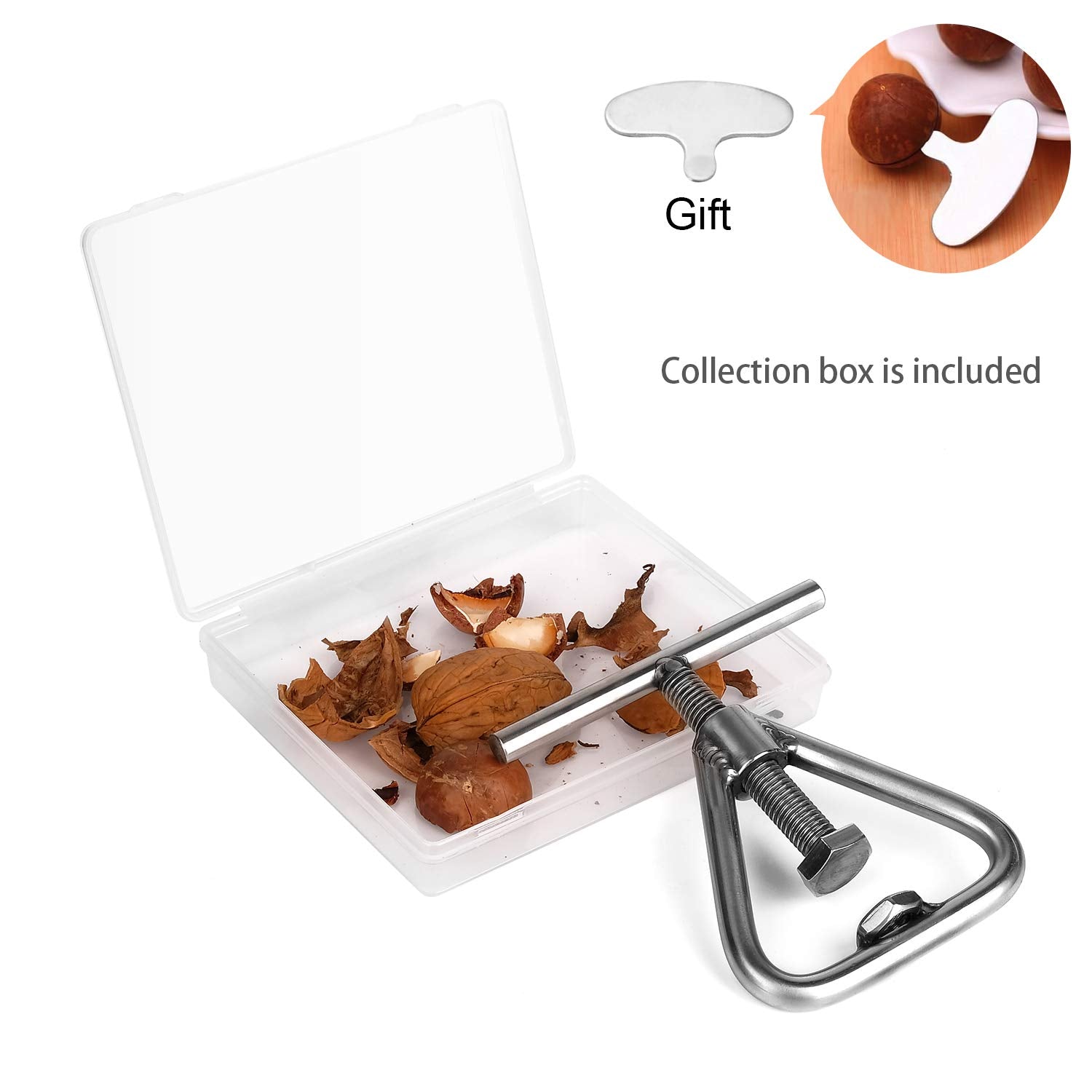 Anwenk easy cracking handle enables precise pressure without shell damage