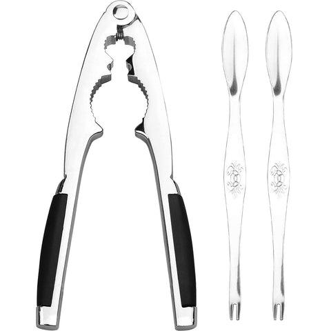 Anwenk nut crackers with non-slip handle for secure grip during cracking
