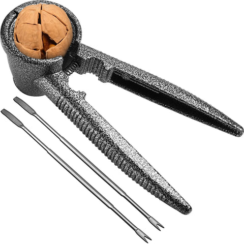 Anwenk Nutcracker with non-slip handle for controlled cracking.