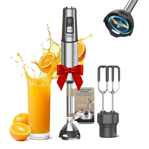 Anybear immersion blender 1100W motor for fast blending