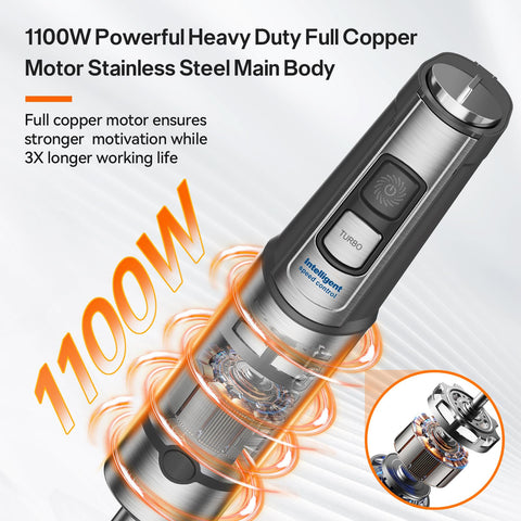 Anybear blender stainless steel body offers durability and comfort