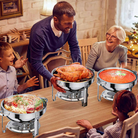 Anycoo chafing dish is ideal for weddings and celebrations.