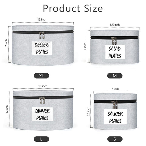 Anycosy stackable dish storage boxes save space during transit.