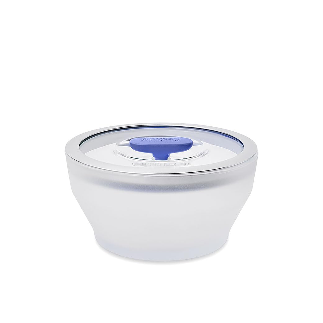 Anyday 4-Cup Microwave Cookware with glass lid for safe, plastic-free reheating.