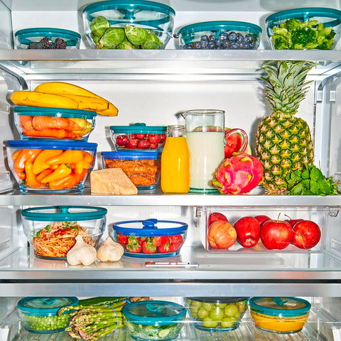 Anyday dishwasher-safe glass storage for easy cleanup.