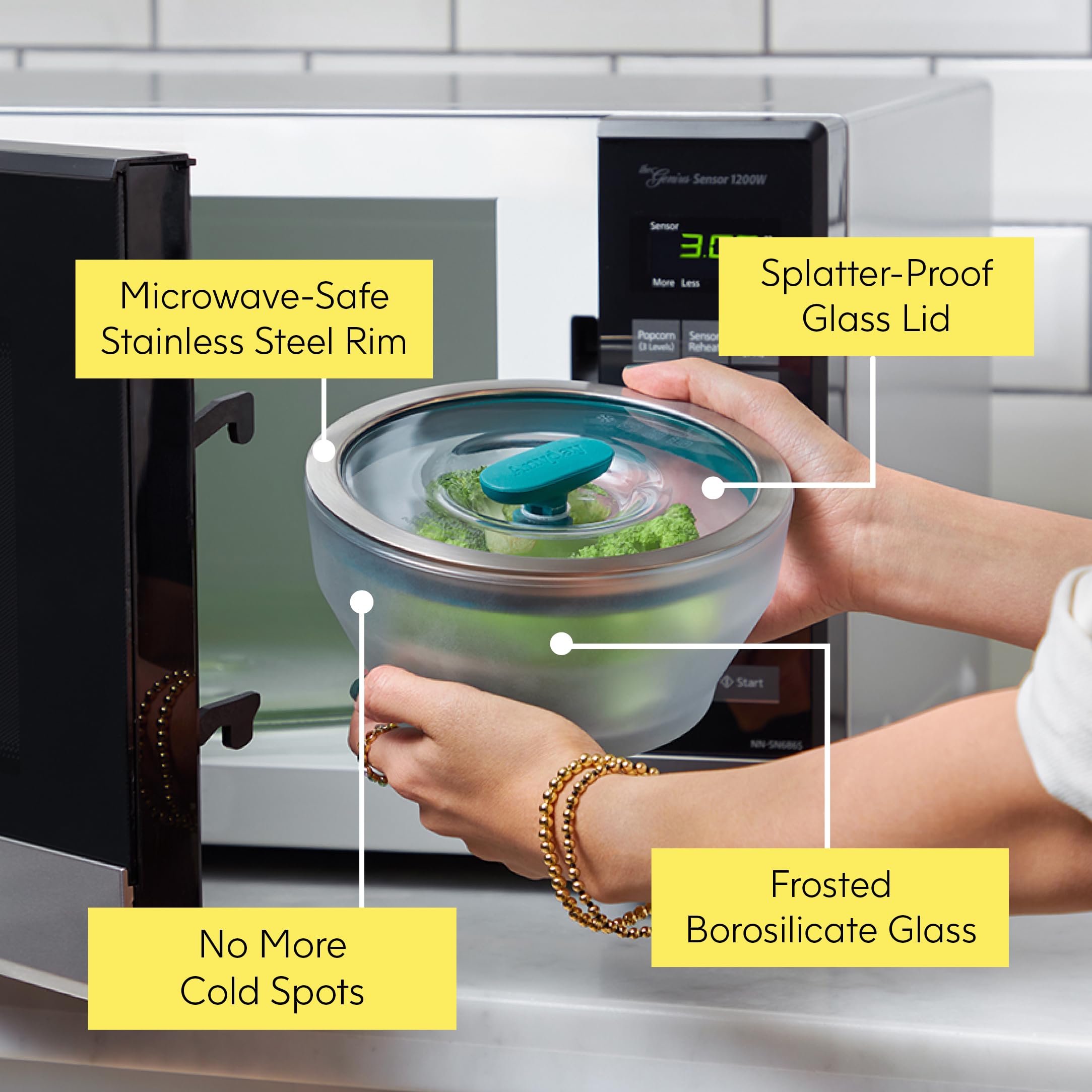 Anyday medium deep dish versatile for steaming and reheating larger portions