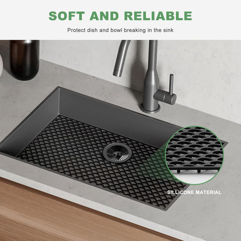 ANYEEK foldable silicone mat stores flat after use