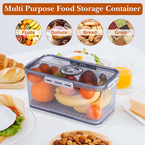 ANYPROLUS Transparent gray design lets you see contents at a glance