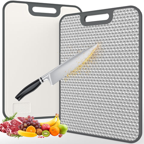 ANYZONE cutting board kitchen setup in use on a clutter-free workspace.