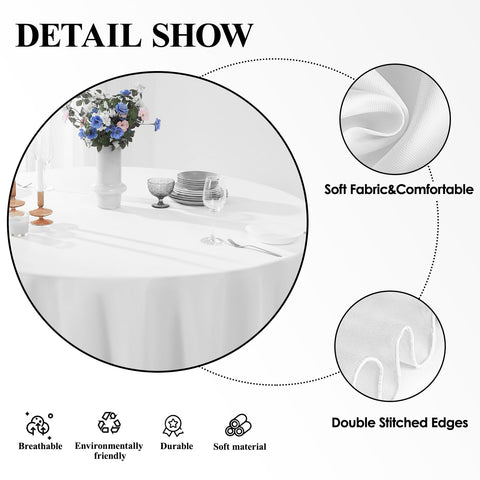 Aocoz party tablecloth creates festive mood with versatile setup.