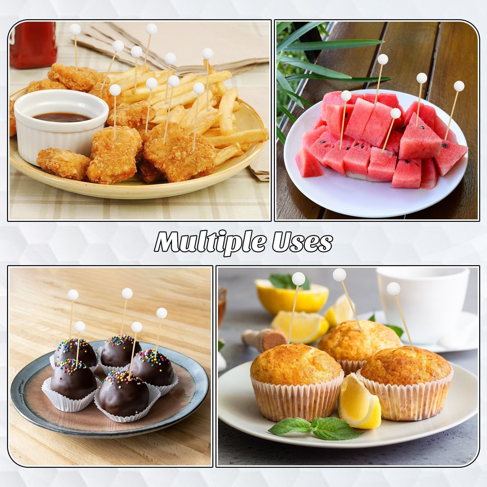 Aodaer appetizer and dessert picks for easy access to foods