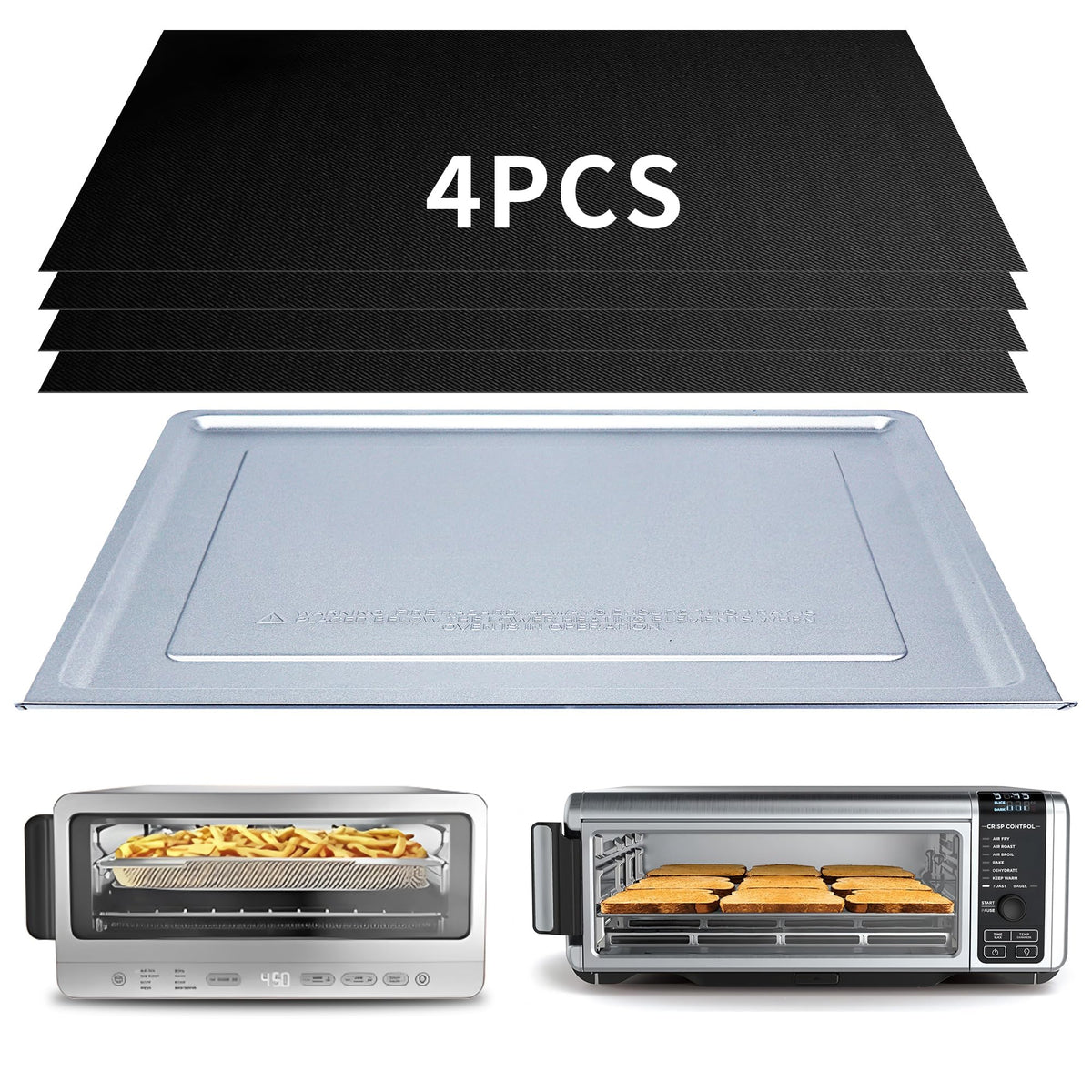 AODPWEN crumb tray fits Ninja SP101 for easy crumb collection.