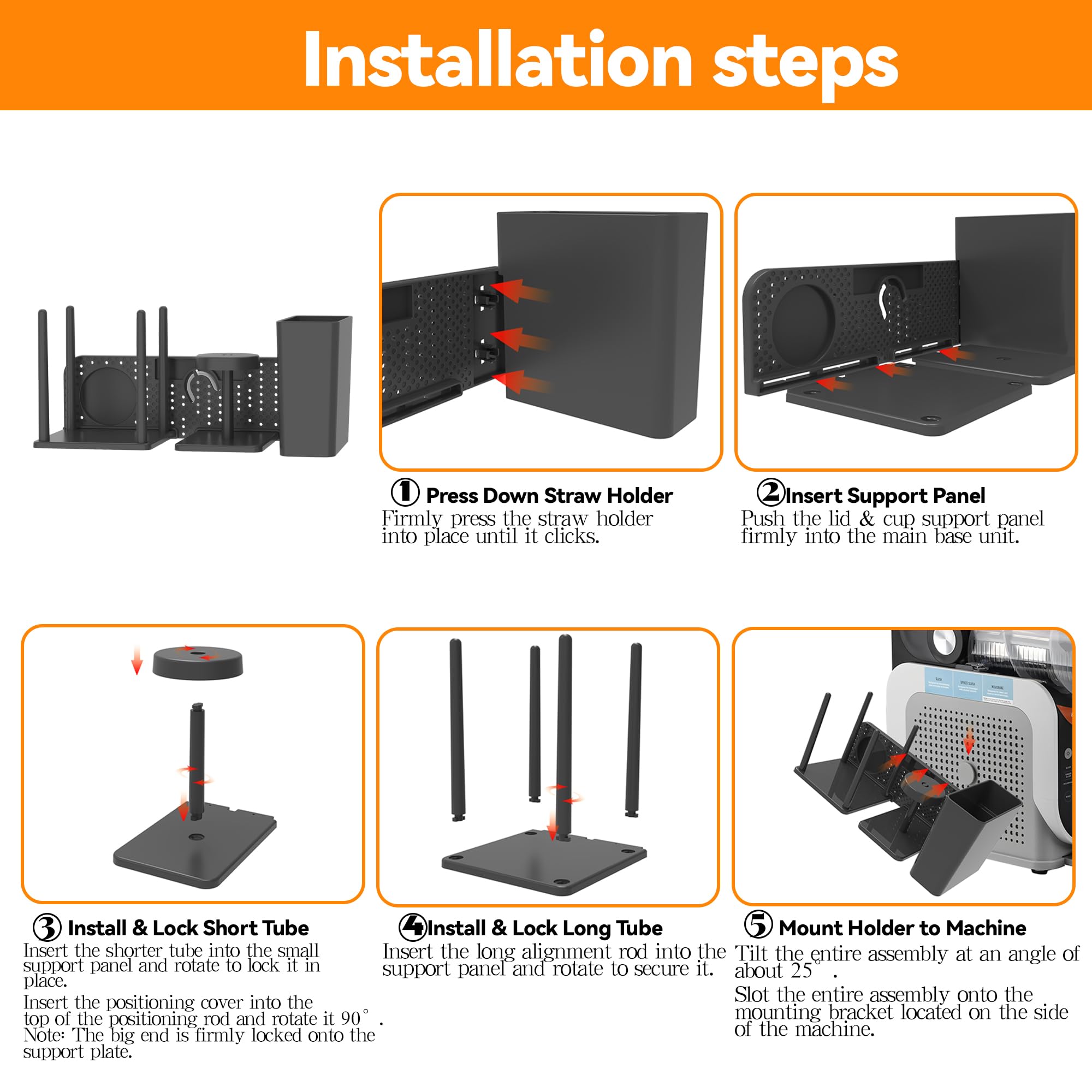 AODPWEN cup lid storage for Ninja FS301 keeps lids accessible and organized.
