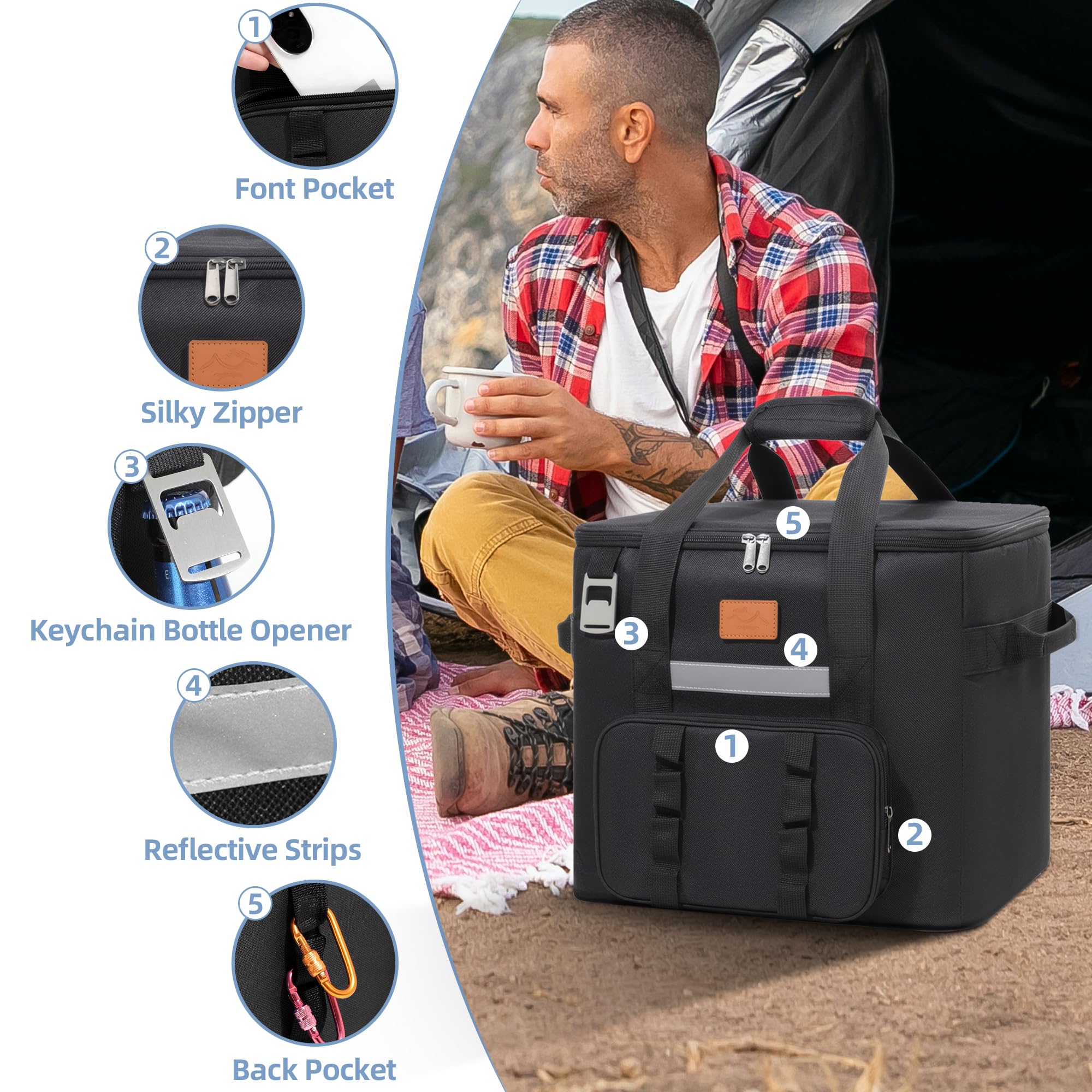 AODPWEN Ninja Crispi bag made of durable waterproof fabric