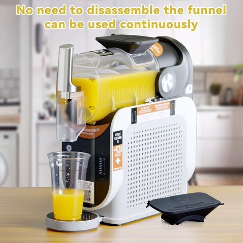 AODPWEN funnel lid seals Ninja FS301 to prevent splashes during blending.