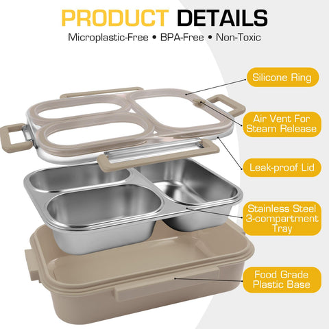 AOEDEO 304 stainless steel body resists rust and odors.
