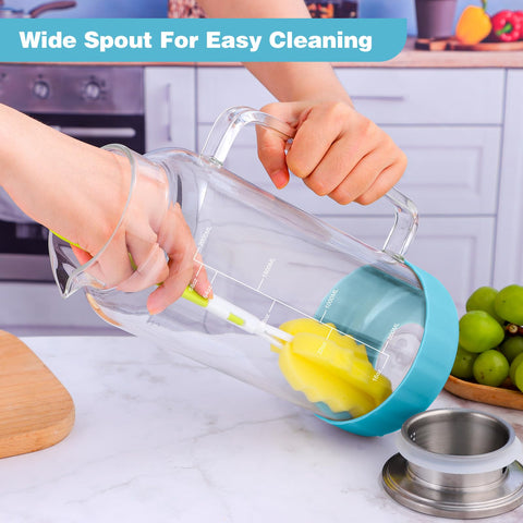 Aofmee crystal-clear glass complements any kitchen while preserving aroma.