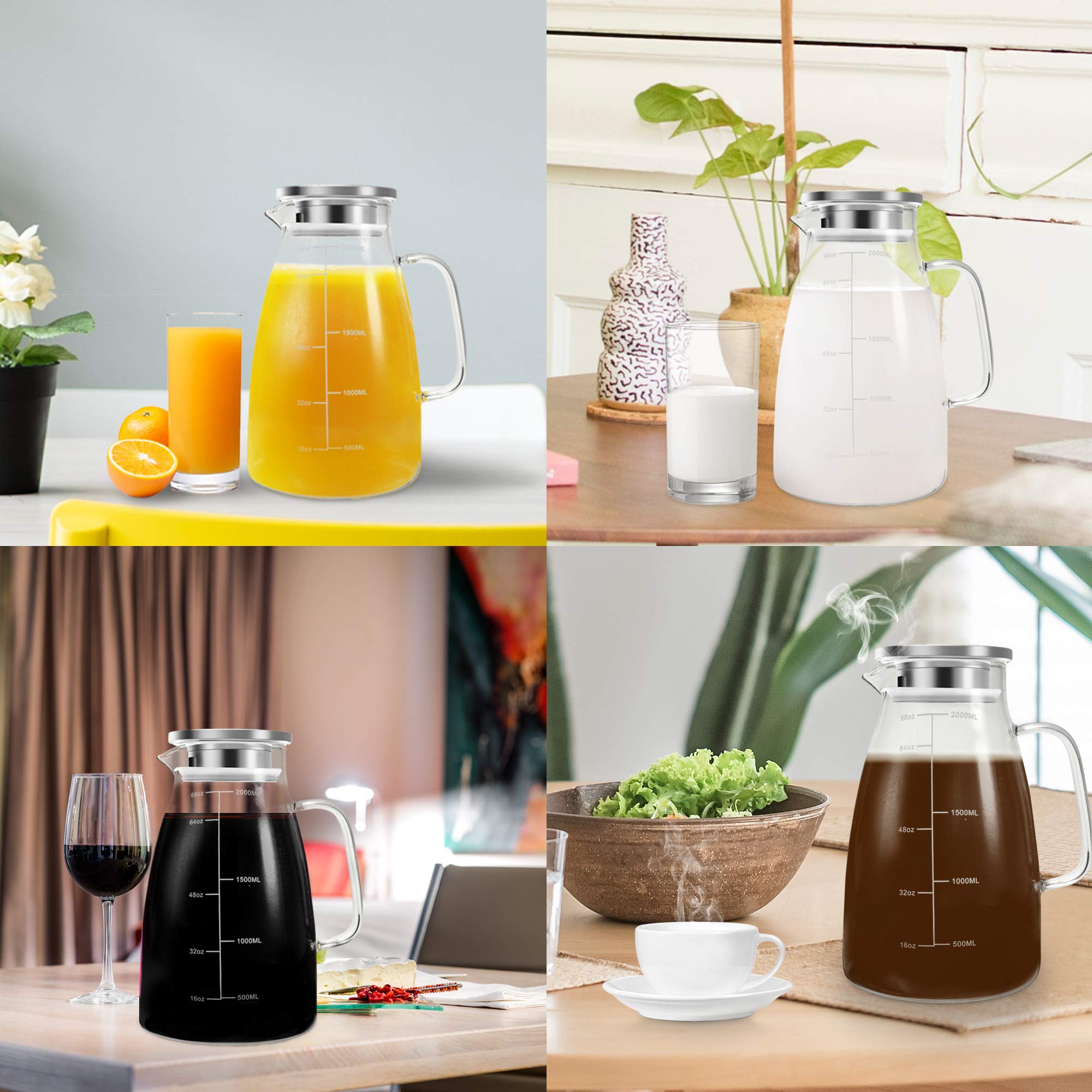 Aofmee drip-proof spout prevents spills while pouring