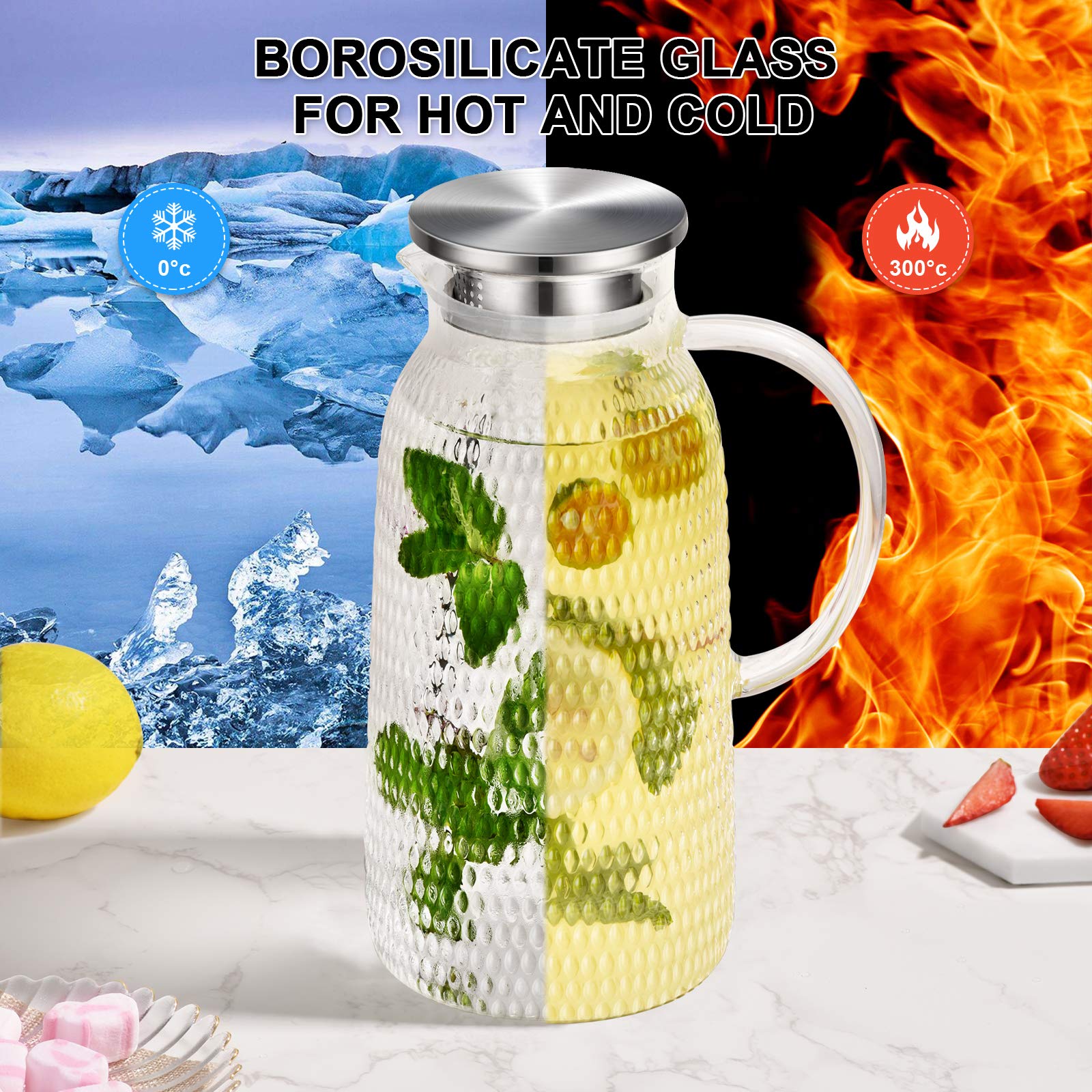 Aofmee stainless steel filter lid keeps solids contained while pouring