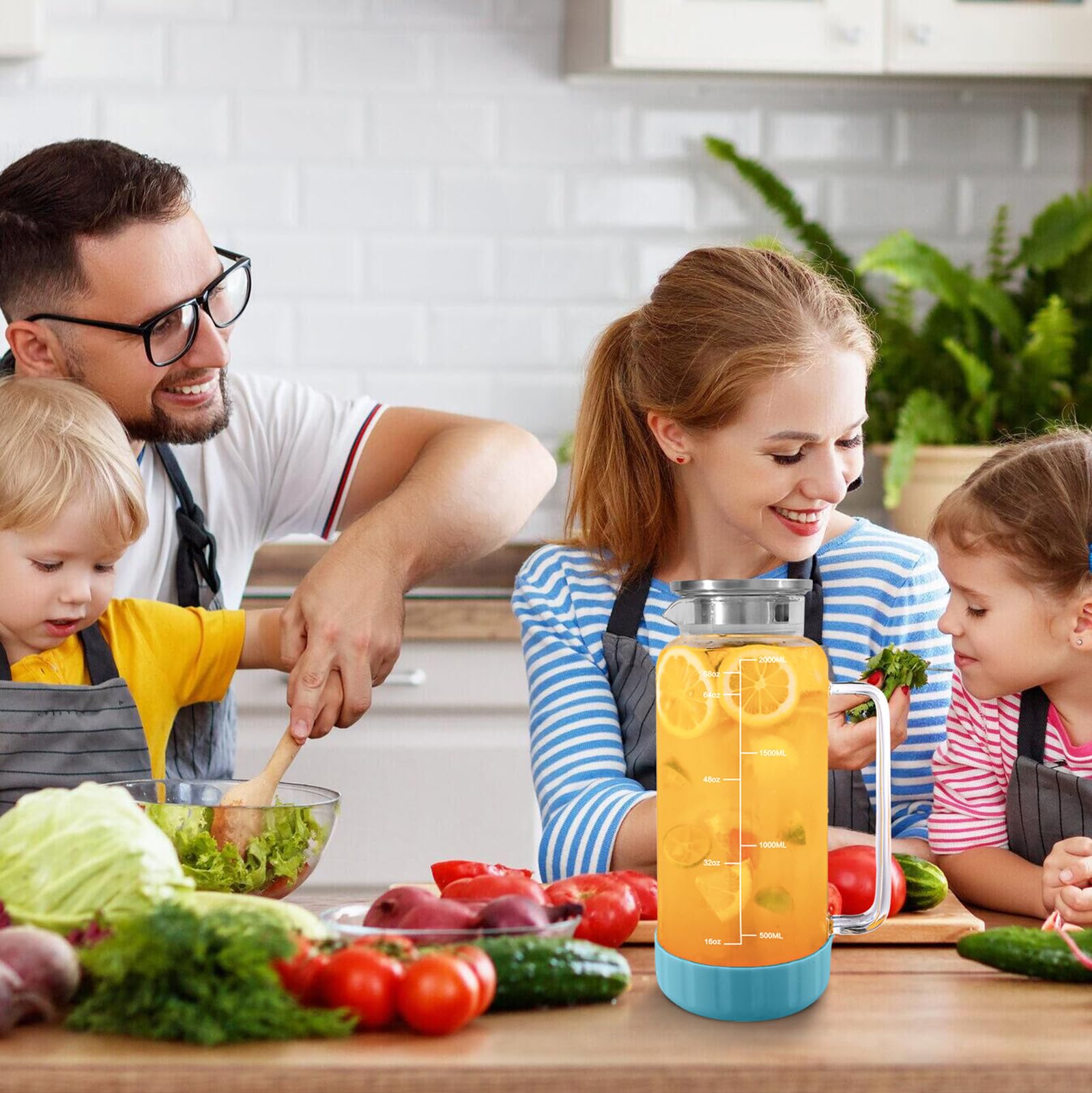 Aofmee 18/8 stainless steel lid resists rust for long-lasting use.