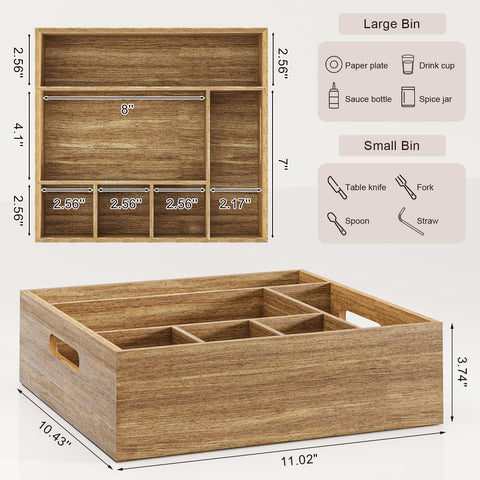 Aofure solid wood construction close-up highlighting durability and rustic texture.