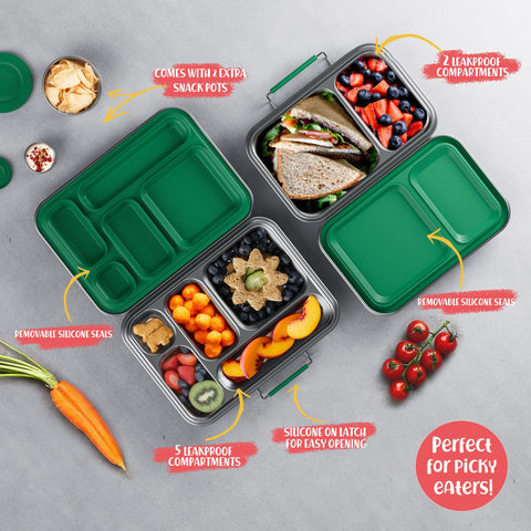 AOHEA bento box ideal for school or office lunches and daily use.